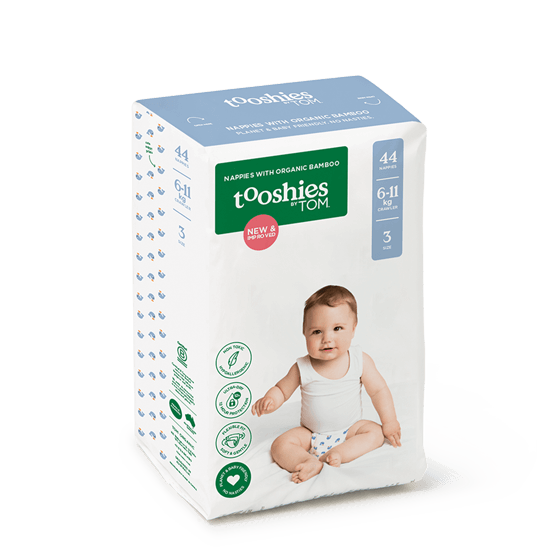 Buy Organic Bamboo Crawler Nappies Size 3 tooshies Tooshies